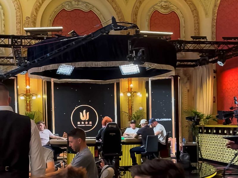 Escenario principal de Triton Poker Series Madrid 2022